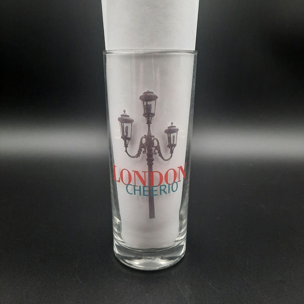 London‎ Cheerio Glass Street Lamp Vintage Style Collectible Drinkware